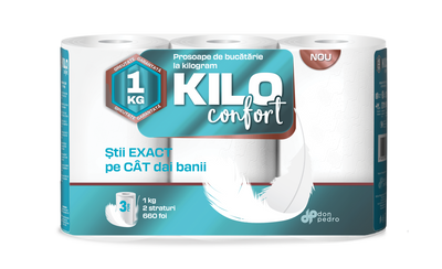 Kilo Confort Konyhai Papírtörlő (2 rétegű, 3 tekercs)