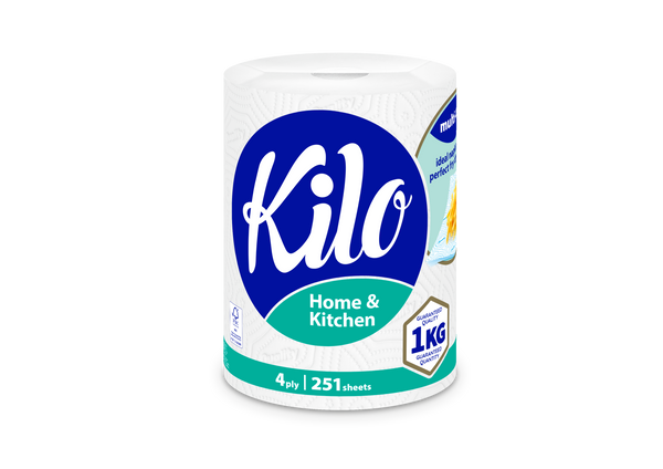 Kilo Home & Kitchen Konyhai Papírtörlő - Óriástekercs (4 rétegű)